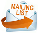 Follow Us on Mailing List